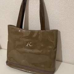 キタムラ　ブラウン　バッグ　拡張の画像