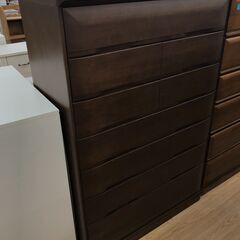 ★ジモティー割あり★KJ10329  タンス ブラウン H138...