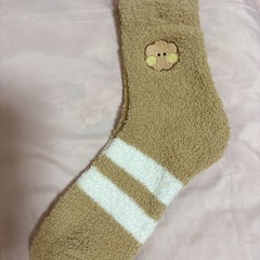 BT21 ベージュ モコモコソックスの画像