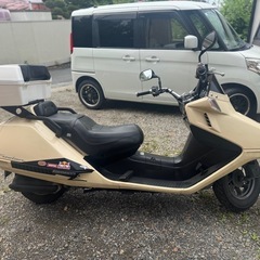 フュージョン250 リアボックス付き　動画あり