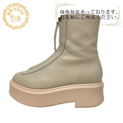ザロウ THE ROW 23cm ブーツ フロントジップ ショー...