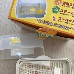 電子レンジ消毒器、Pigeonスリムボトル哺乳瓶