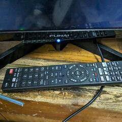 2018年製のFUNAIの24インチテレビ　リモコン付き