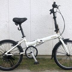 MOBILLY  20インチアルミフレーム折り畳み自転車７段変速