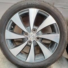 165/55R15　アルミ　タイヤ4本セット　No.222　ワゴンR系　15インチ　軽自動車タイヤの画像