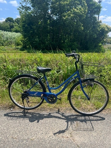 名古屋市お届け無料26インチ6段変速シティサイクル自転車ママチャリ