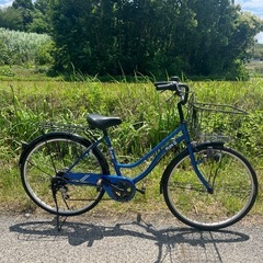 名古屋市お届け無料26インチ6段変速シティサイクル自転車ママチャリ
