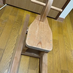 国産木材製 木馬 幼児用木製玩具の画像
