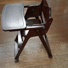 0604-020 木製ワンタッチハイチェアの画像