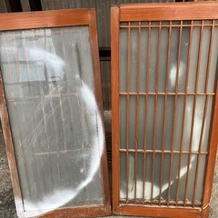 昭和レトロ　ガラス差し上げます！（枠付き）の画像