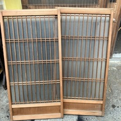 昭和レトロ　ガラス差し上げます！（枠付き）の画像