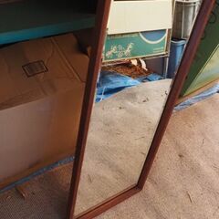 姿見、鏡、面取り鏡、３４ｘ１２７ｘ３の画像