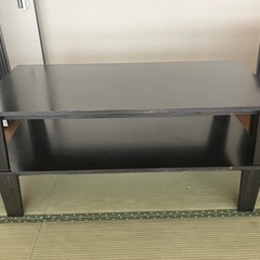 黒塗り木目ローテーブル(座卓)お譲りします