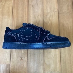 28.5cmトラヴィススコット × ナイキ エアジョーダン1 ロー OG SP "ブラック ファントム"の画像