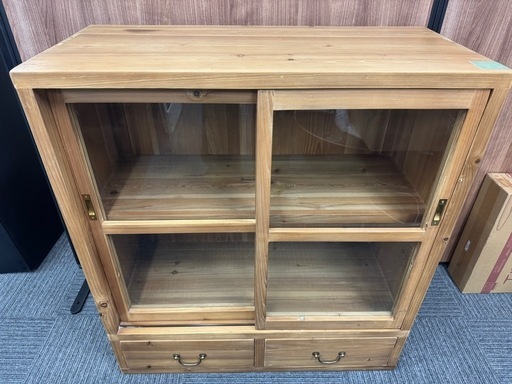 【美品】関家具 アオイ 875 キャビネット 天然木 美品】関家具 アオイ 875 キャビネット 天然木 美品】関家具 アオイ