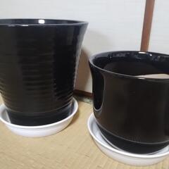 陶器　植木鉢セットの画像
