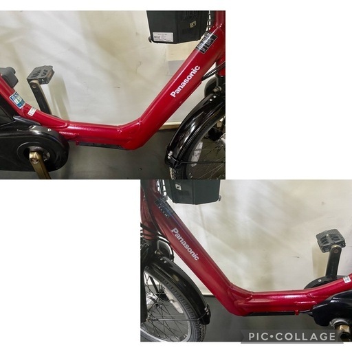 1年完全保証　新品部品多数　パナソニック　20インチ 赤色 電動アシスト自転車 g605