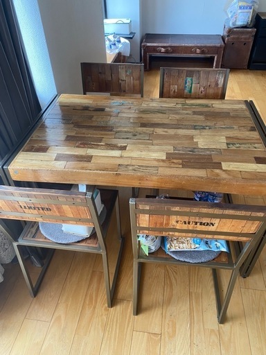 アンティーク家具ダイニングテーブルセット