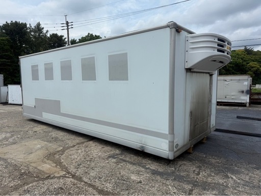 No.921 保冷バン 4t ワイド 車  アルミ 箱 バイク 倉庫 トラック コンテナ 米 保管庫 物置 DIY