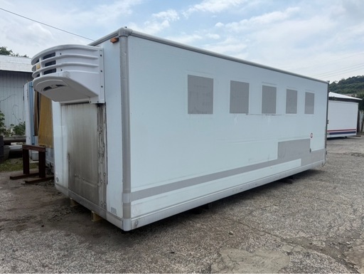 No.921 保冷バン 4t ワイド 車  アルミ 箱 バイク 倉庫 トラック コンテナ 米 保管庫 物置 DIY