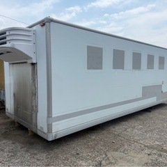 No.921 保冷バン 4t ワイド 車  アルミ 箱 バイク 倉庫 トラック コンテナ 米 保管庫 物置 DIYの画像