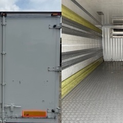 No.921 保冷バン 4t ワイド 車  アルミ 箱 バイク 倉庫 トラック コンテナ 米 保管庫 物置 DIYの画像