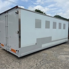 No.921 保冷バン 4t ワイド 車  アルミ 箱 バイク 倉庫 トラック コンテナ 米 保管庫 物置 DIYの画像