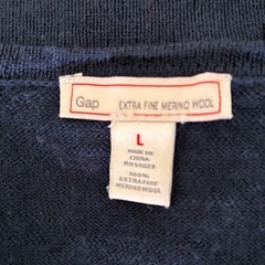 【GAP/ギャップ】　セーター　薄手　ネイビーの画像