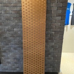 ブラウン　パーテーション 高さ179.5cmの画像