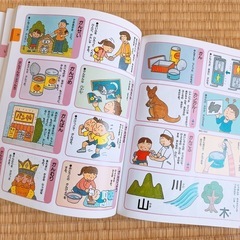 あか　『ことば　つかいかた　絵じてん』の画像