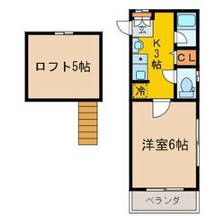 【文京区★特集】都営三田線/千石駅 歩5分　ロフト付き1K✨オートロック、室内洗濯置 シューズボックス、追焚機能浴室 角住戸、温水洗浄便座、駐輪場、最上階 IHクッキングヒーター、東南向き - 文京区