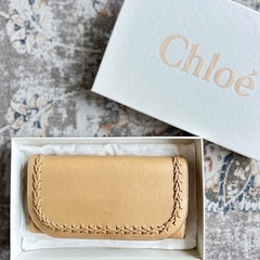 Chloé/クロエ/長財布/二つ折/ベージュ/美品✨