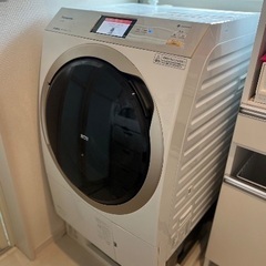 【価格相談🆗】NAVX9800L パナソニック ドラム式全自動洗濯乾燥機 2018年製　★注意事項あり★