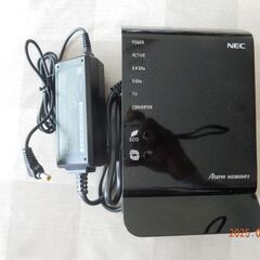WIFI ルーター　NEC Aterm WG1800HP2 差し上げます　自宅手渡し　JR久留米駅西方２Kmの画像
