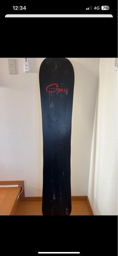 gnu HYPER スノーボード 154cm ホワイト