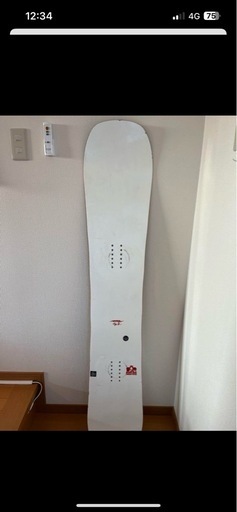 gnu HYPER スノーボード 154cm ホワイト