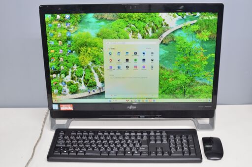 中古一体型パソコン Windows11+office 富士通 FH77/XD 高性能i7-6700T/爆速SSD256GB+HDD2TB/メモリ8GB/23インチ/ブルーレイ