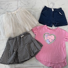 130cm女の子 洋服の画像
