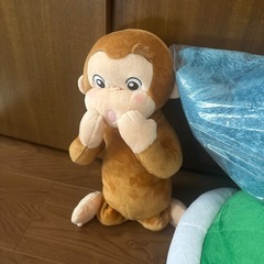 ノコノコ、おさるのジョージ、ゴンベぬいぐるみセットの画像