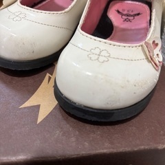 フォーマルシューズ ホワイト　13.5センチ　入学式の画像
