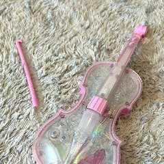 【極美品】Disney バイオリンおもちゃライト＆オーケストラバ...