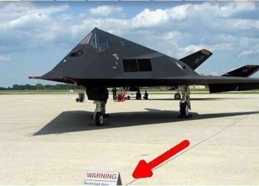 希少 本国米空軍基地 Joint Base Andrews フェンス警告看板一点