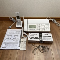 Panasonic パーソナルファックス 親機 子機 新品インク...