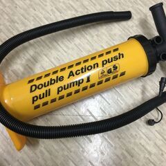 ★新品同様！★ノースイーグル「ダブルアクションポンプNE-274」エアベッド、ボートなどに。の画像