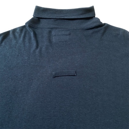 GOOUCH グーチ タートルネックロングtシャツ ネイビー Lサイズ相当