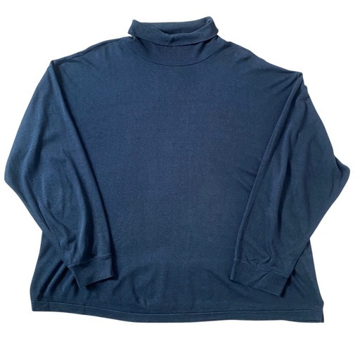 GOOUCH グーチ タートルネックロングtシャツ ネイビー Lサイズ相当