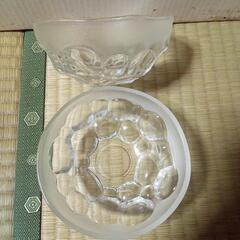 佐々木ガラス　サンロマン　小鉢・醤油そそぎ・塩入れの画像