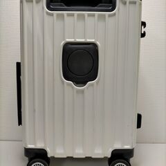 【糸島市内 送料無料】スーツケース  キャリーケース　白 usb...