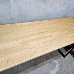 リサイクルショップどりーむ天保山店　No446　大幅値下げ‼　￥19,800→￥8,800　ワークテーブル　カウンターデスク　ロ型アイアン脚の画像