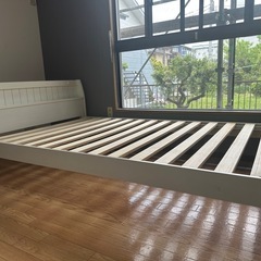 セミダブル　フレーム　マットレス　セットの画像